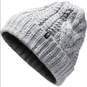 NEW / The North Face / Cable Minna Beanie / Light Grey Heather / OS